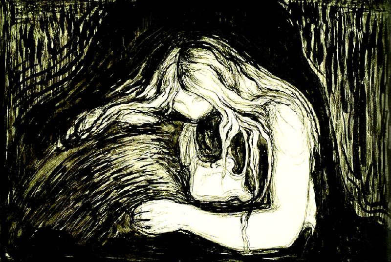 Edvard Munch vampyr